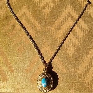 Vintage slide locket necklace